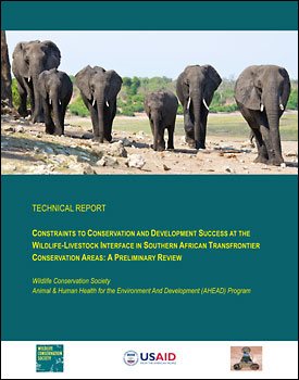 Constraints to Conservation cover